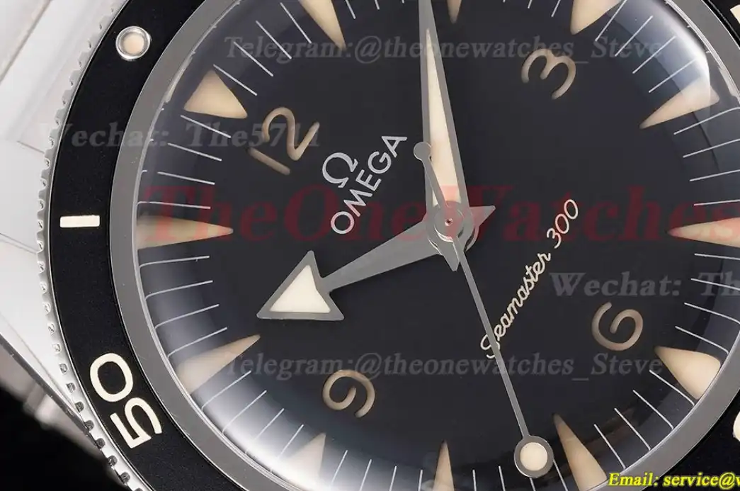 Seamaster 300m 41mm No Date SS SS Black Dial VSF A8912