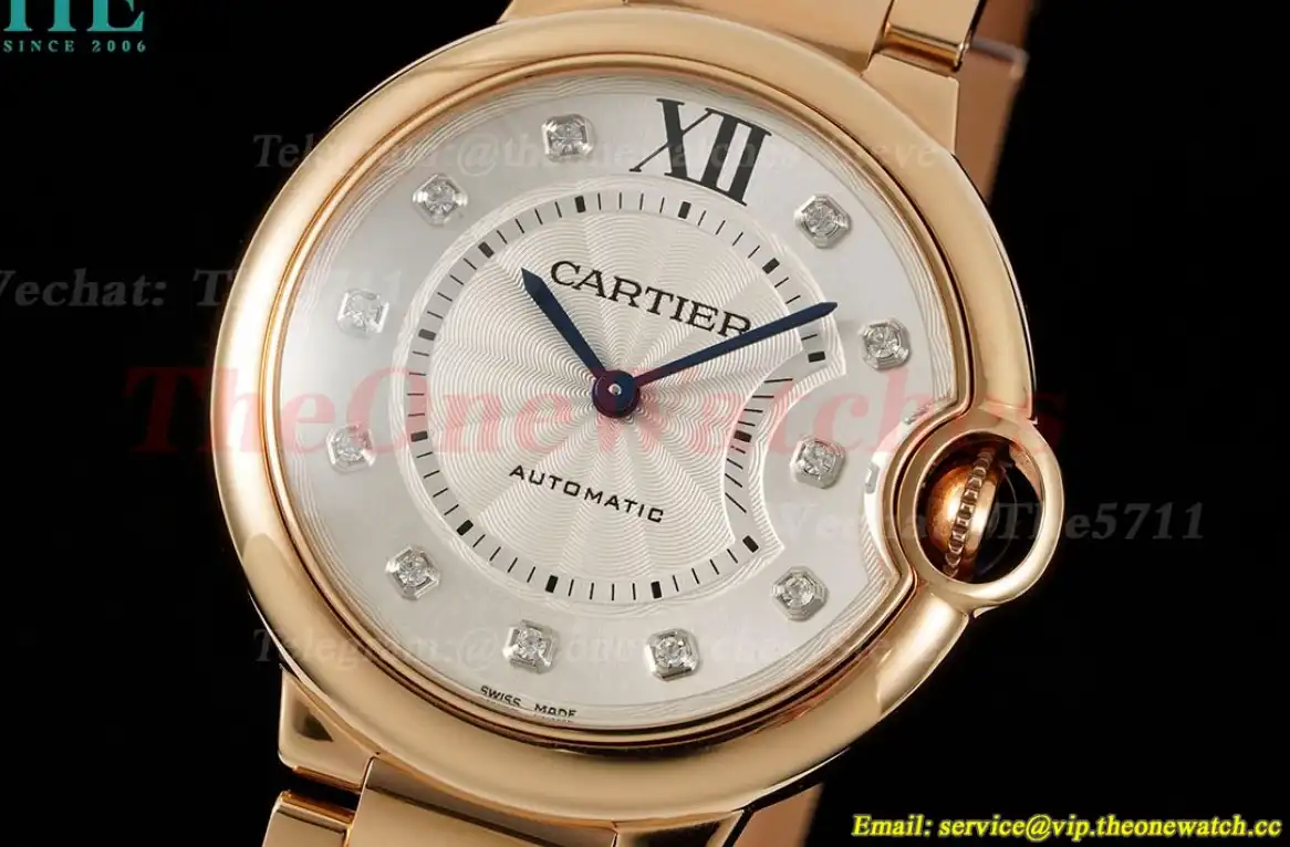 Ballon Bleu De Cartier RG RG Wht Dia 36mm 3KF A076