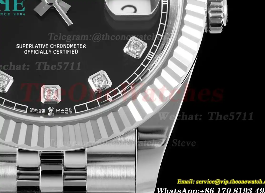 Datejust 126334 41mm Jub SS SS Black Mois Clean SH3235