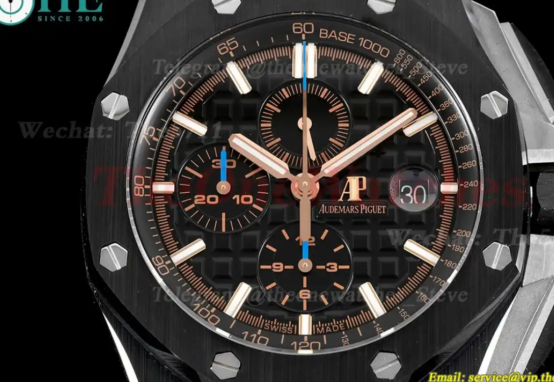 Royal Oak Offshore 44mm CER RU Blk Stk RSF A3126