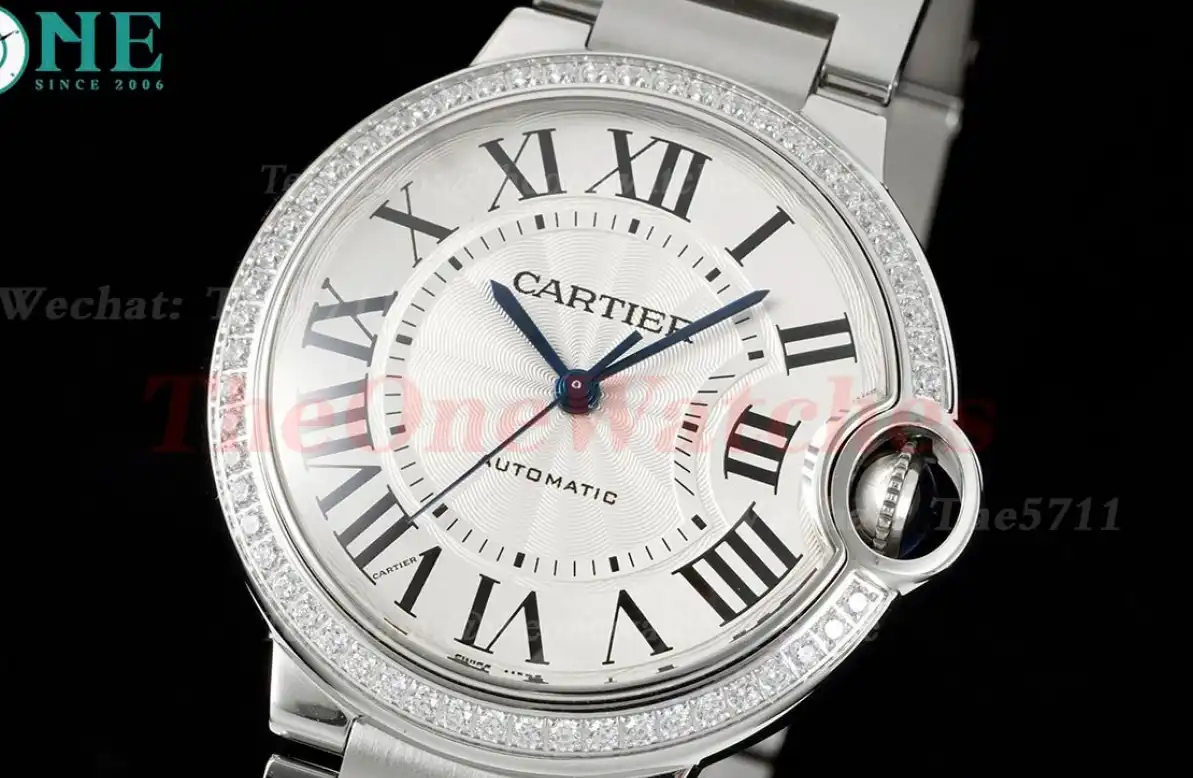 Ballon Bleu De Cartier 36mm SS SS Wht Stk 3KF A076