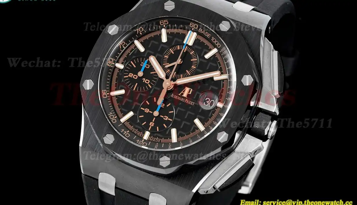 Royal Oak Offshore 44mm CER RU Blk Stk RSF A3126