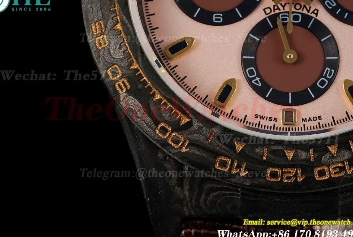 Daytona Diw 40mm Carbon NY Ice Cream Dial N6F DD4130