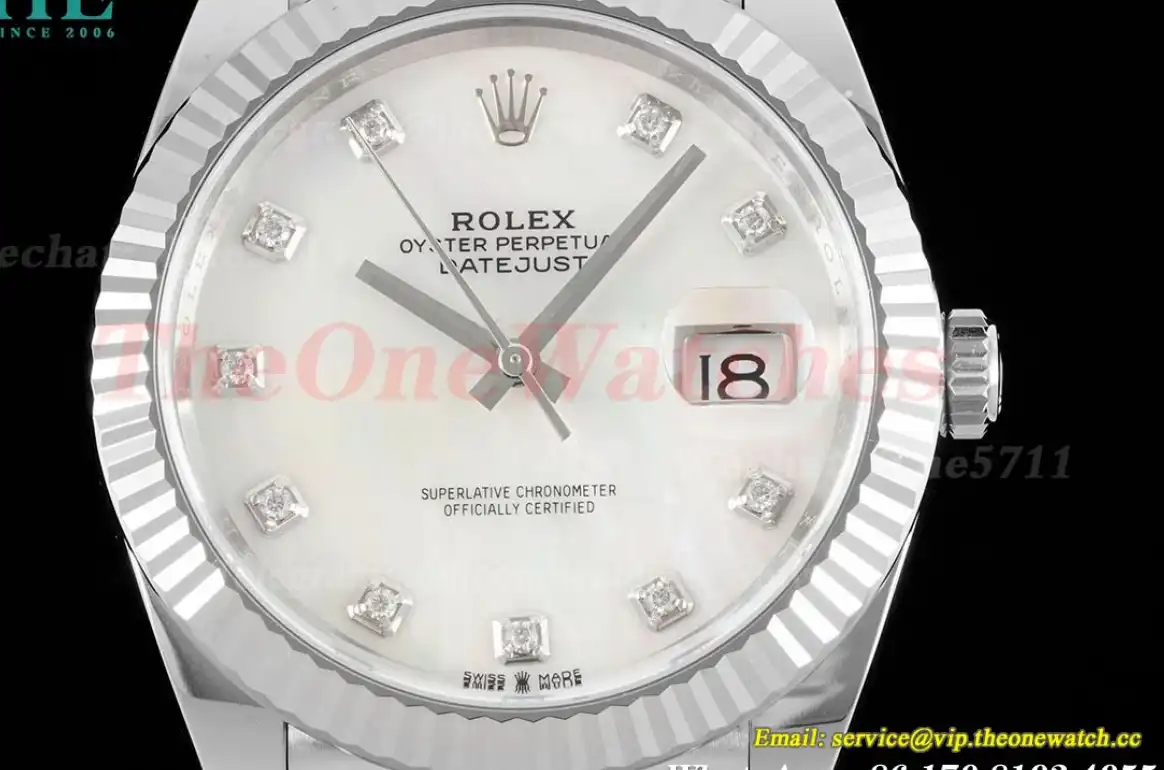 Datejust 126334 41mm Jub SS SS Mop Mois Clean SH3235