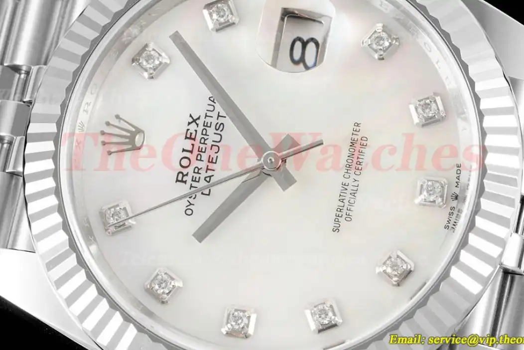 Datejust 126334 41mm Jub SS SS Mop Mois Clean SH3235