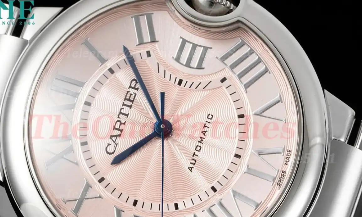 Ballon Bleu De Cartier SS SS Pink Stk 36mm 3KF A076