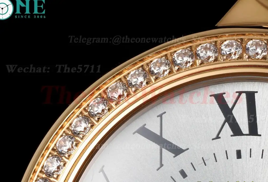 Ballon Bleu De Cartier RG RG Wht Dia 33mm Ladies 3KF A076