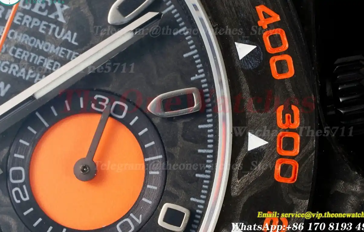 Daytona Diw 40mm Carbon NY Black Orange N6F DD4130