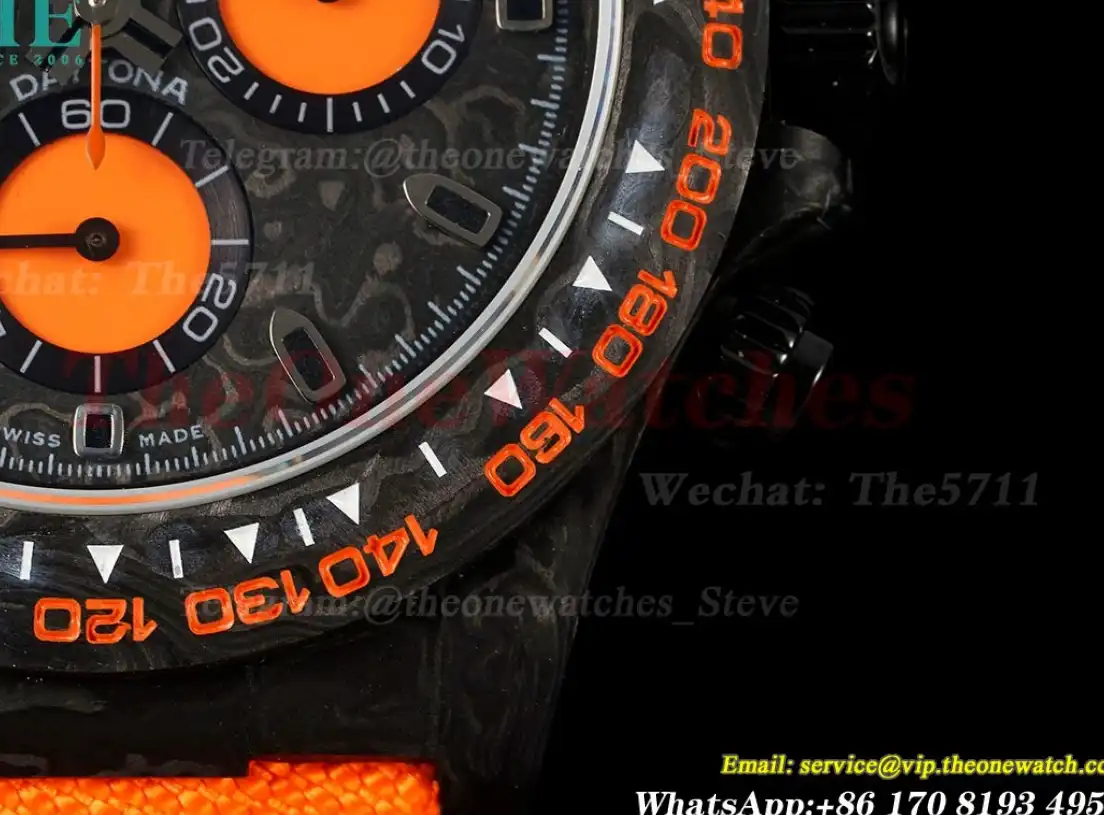 Daytona Diw 40mm Carbon NY Black Orange N6F DD4130