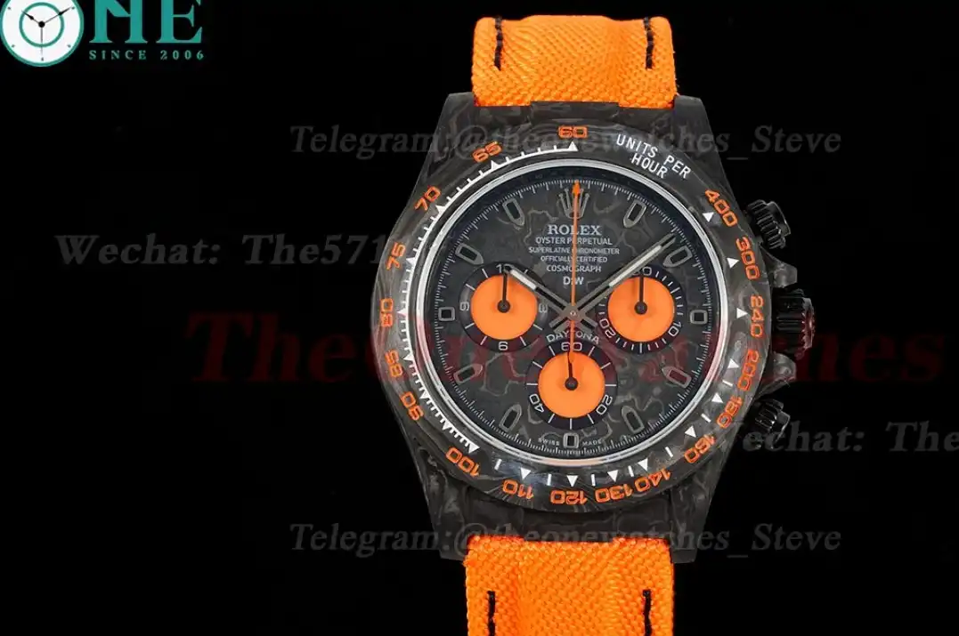 Daytona Diw 40mm Carbon NY Black Orange N6F DD4130