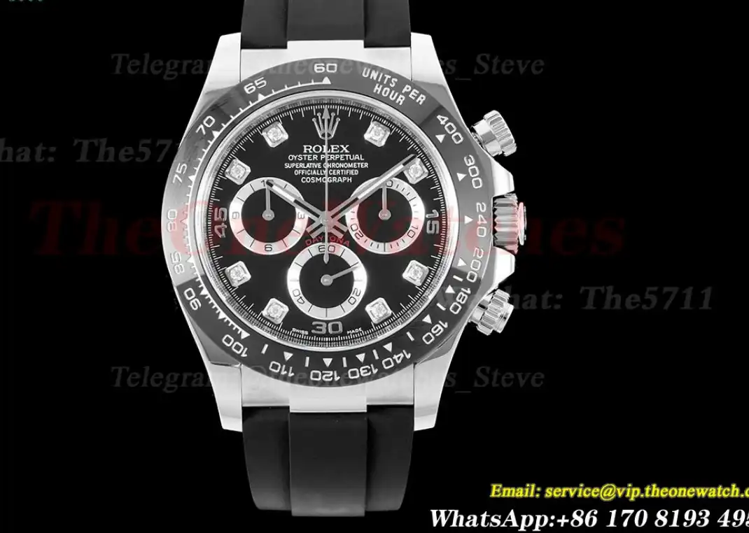 Daytona 116519 40MM SS RU Black Black Dial Clean DD4130