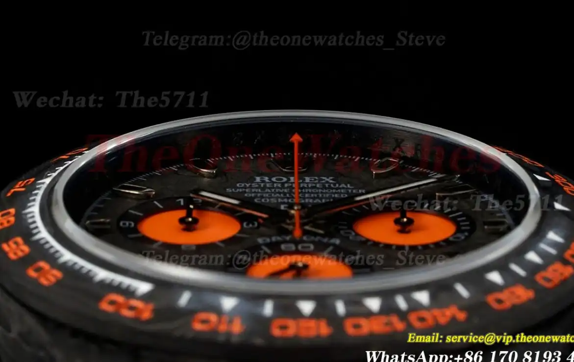 Daytona Diw 40mm Carbon NY Black Orange N6F DD4130