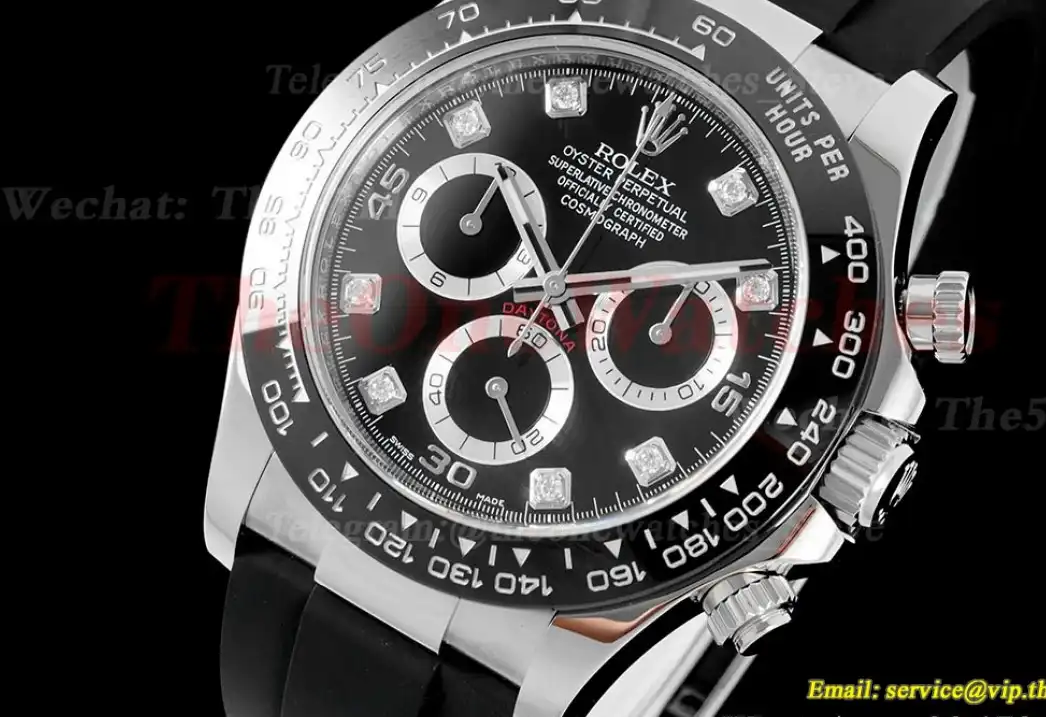 Daytona 116519 40MM SS RU Black Black Dial Clean DD4130