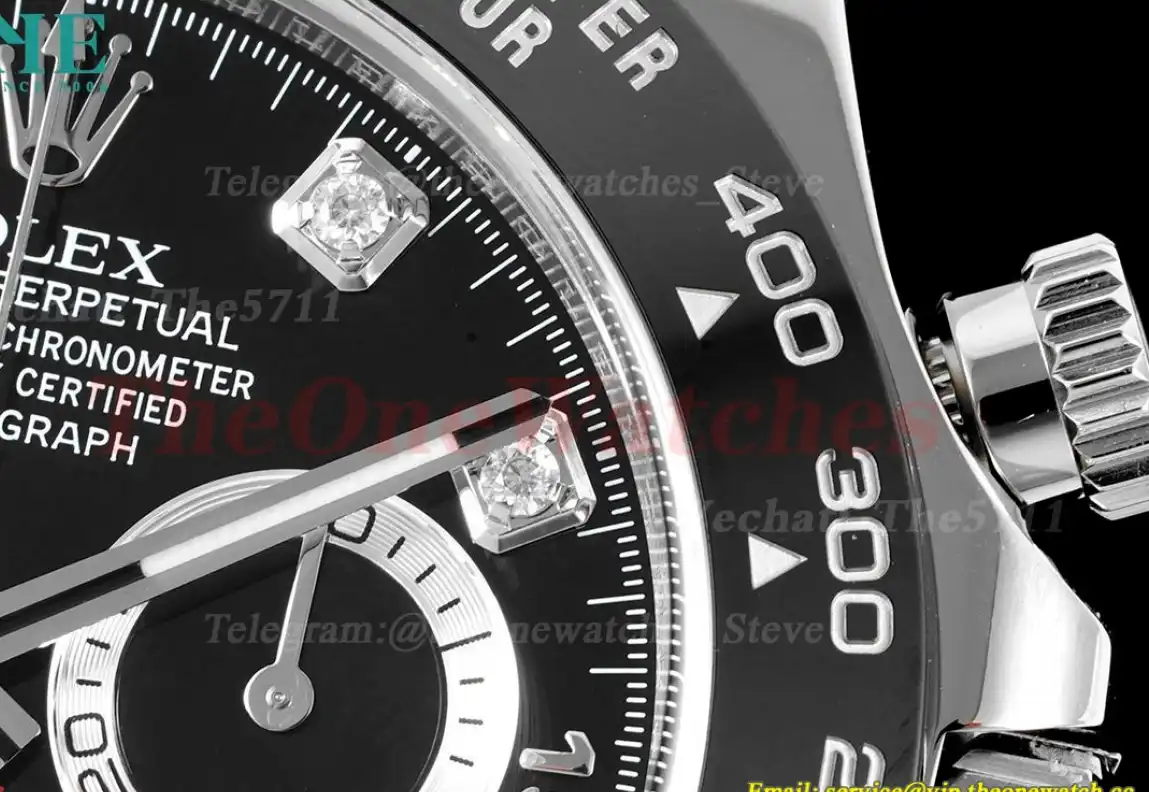 Daytona 116519 40MM SS RU Black Black Dial Clean DD4130