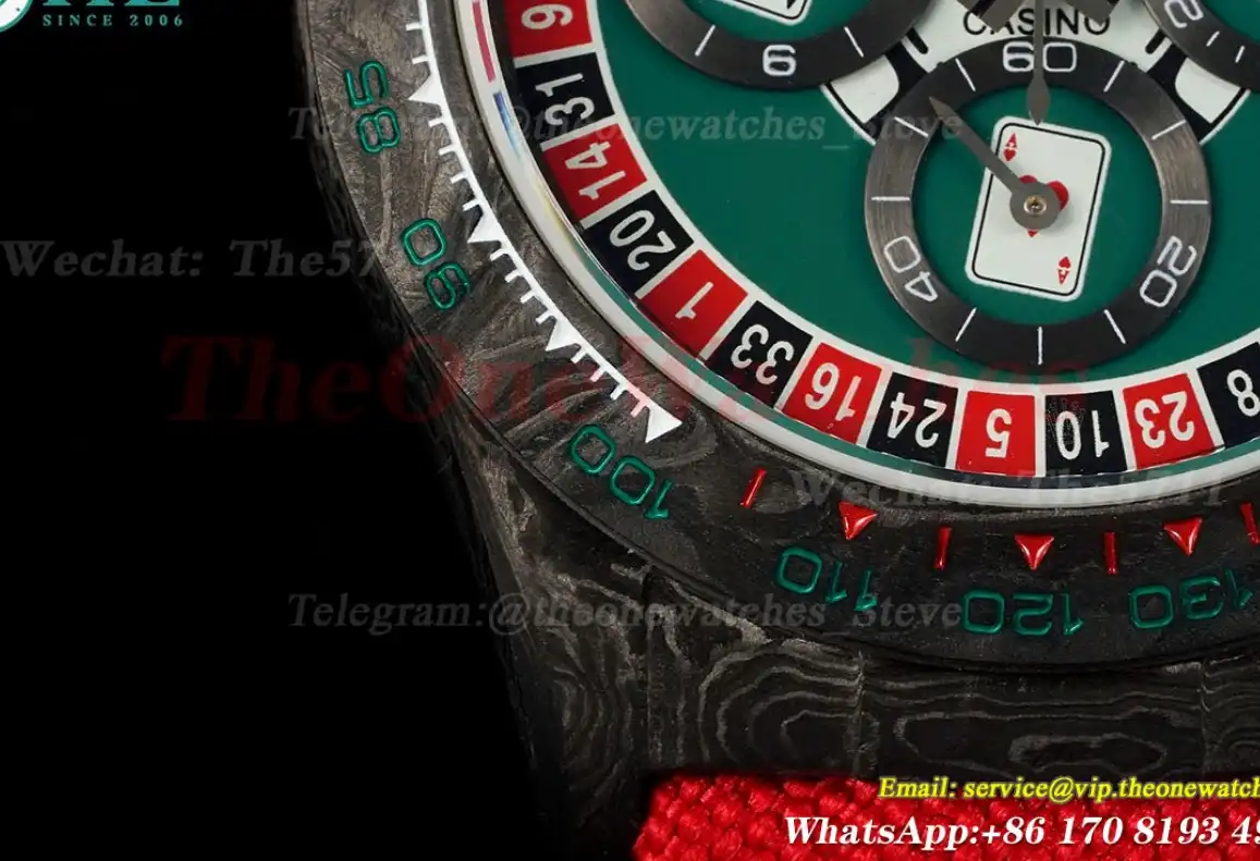 Daytona Diw 40mm Carbon NY Roulette Dial N6F DD4130