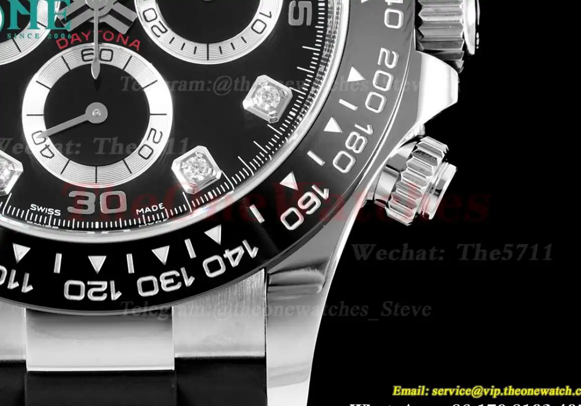 Daytona 116519 40MM SS RU Black Black Dial Clean DD4130