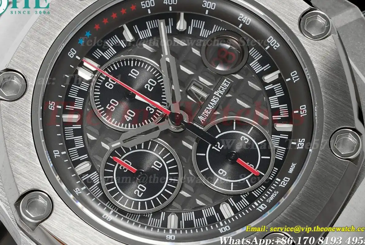 Royal Oak Offshore Schumacher 44mm SS RU Grey Dial APF A3126