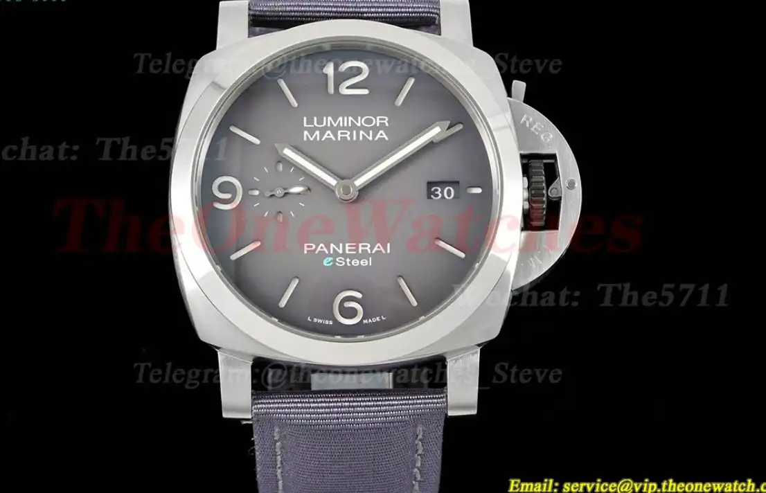 PAM1358 Luminor 44mm Grey Dial SS NY TTF A9010