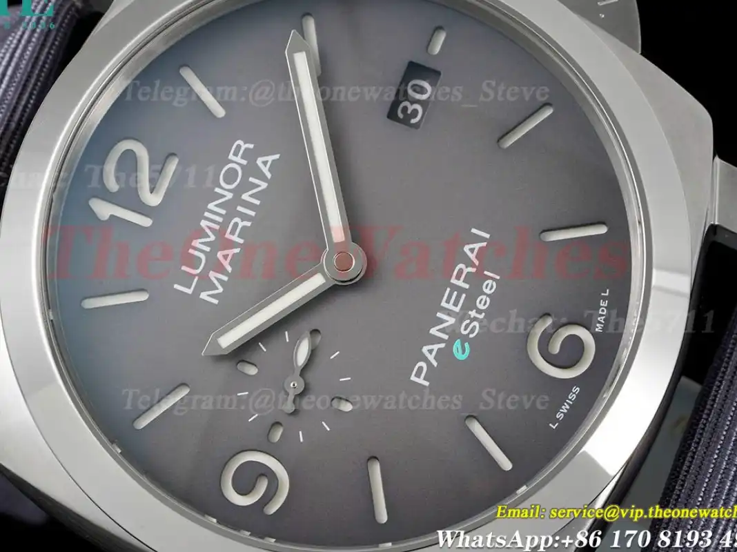 PAM1358 Luminor 44mm Grey Dial SS NY TTF A9010