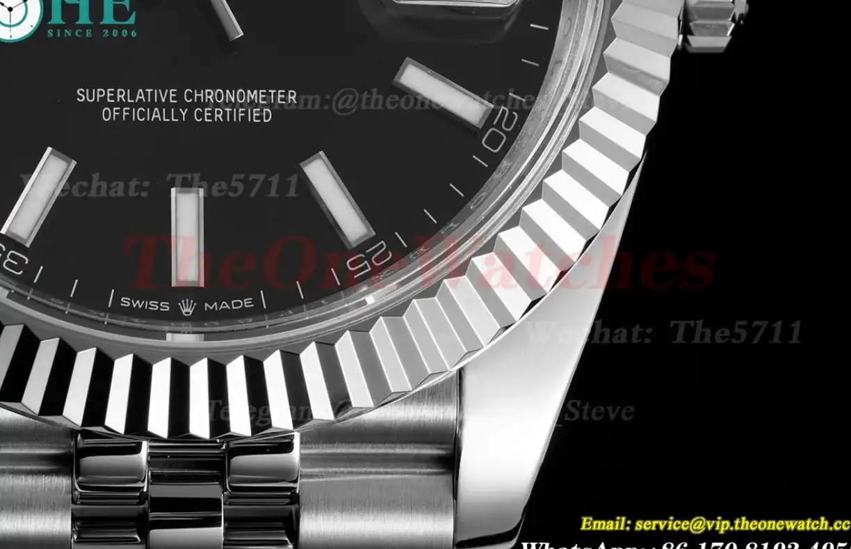 Datejust 126334 41mm Jub SS SS Black Stk Clean SH3235