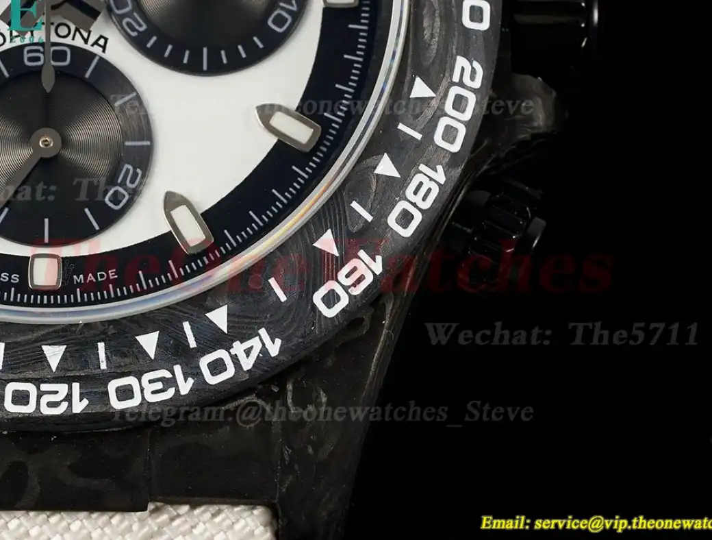 Daytona Diw 40mm Carbon NY White Black N6F DD4130