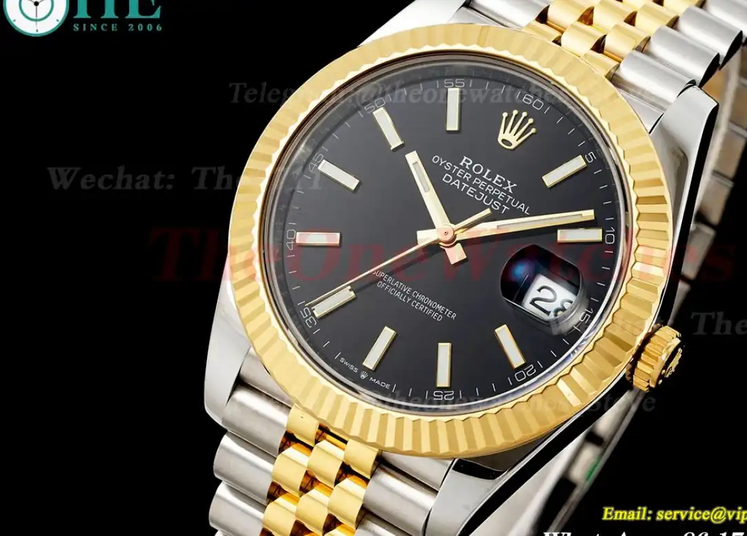 Datejust 126333 41mm Jub SS YG Black Dial VSF VS3235