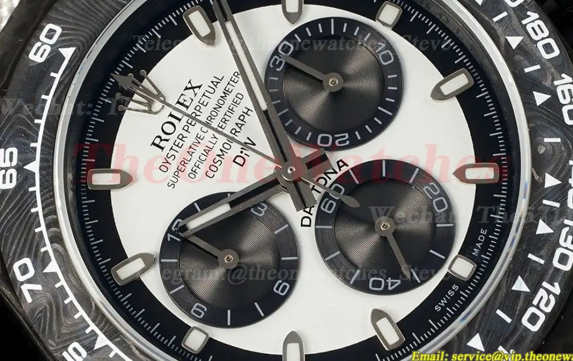 Daytona Diw 40mm Carbon NY White Black N6F DD4130