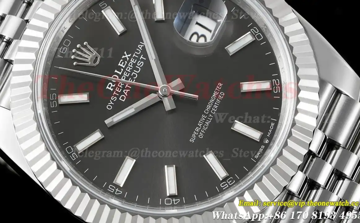 Datejust 126334 41mm Jub SS SS Grey Stk Clean SH3235