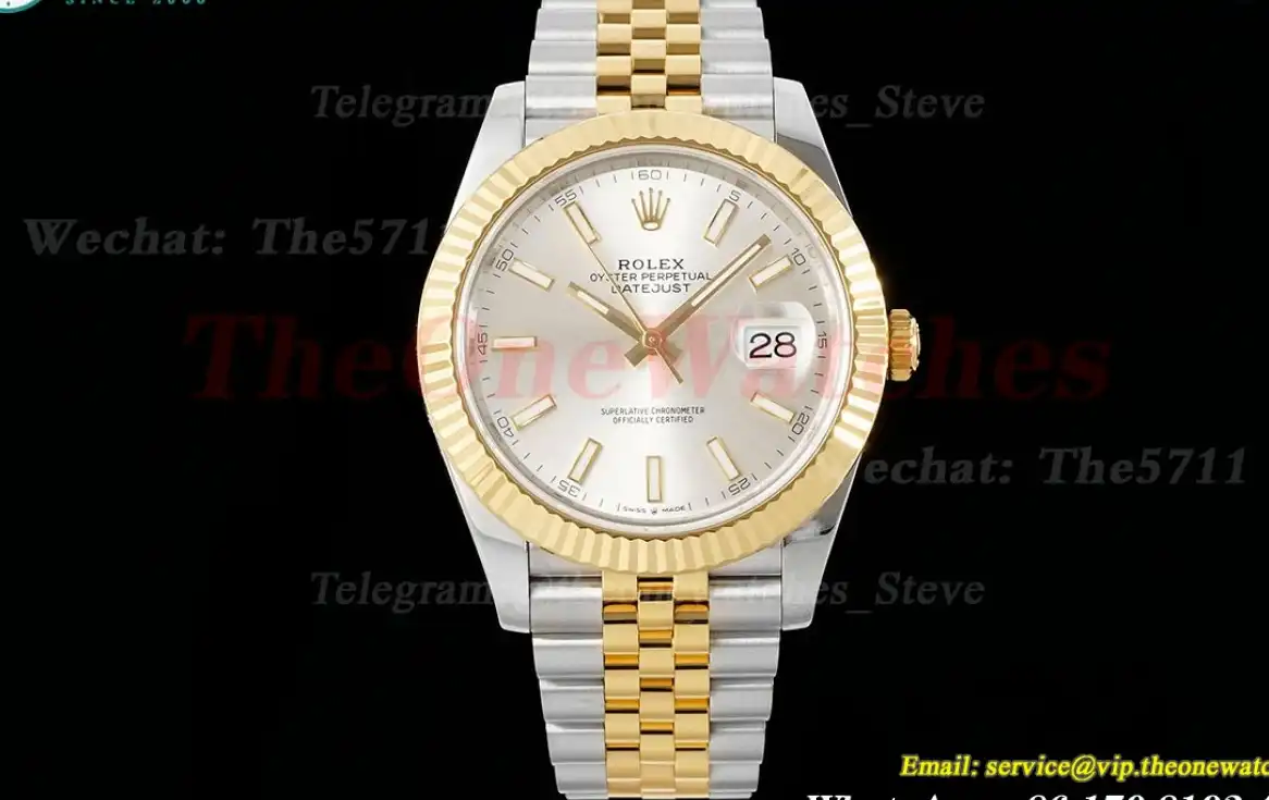 Datejust 126333 41mm Jub SS YG Silver Dial VSF VS3235