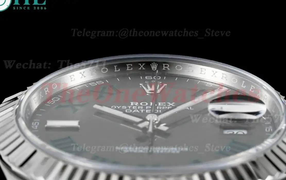 Datejust 126334 41mm Wimbledon Jub SS SS Grey Dial Clean SH3235