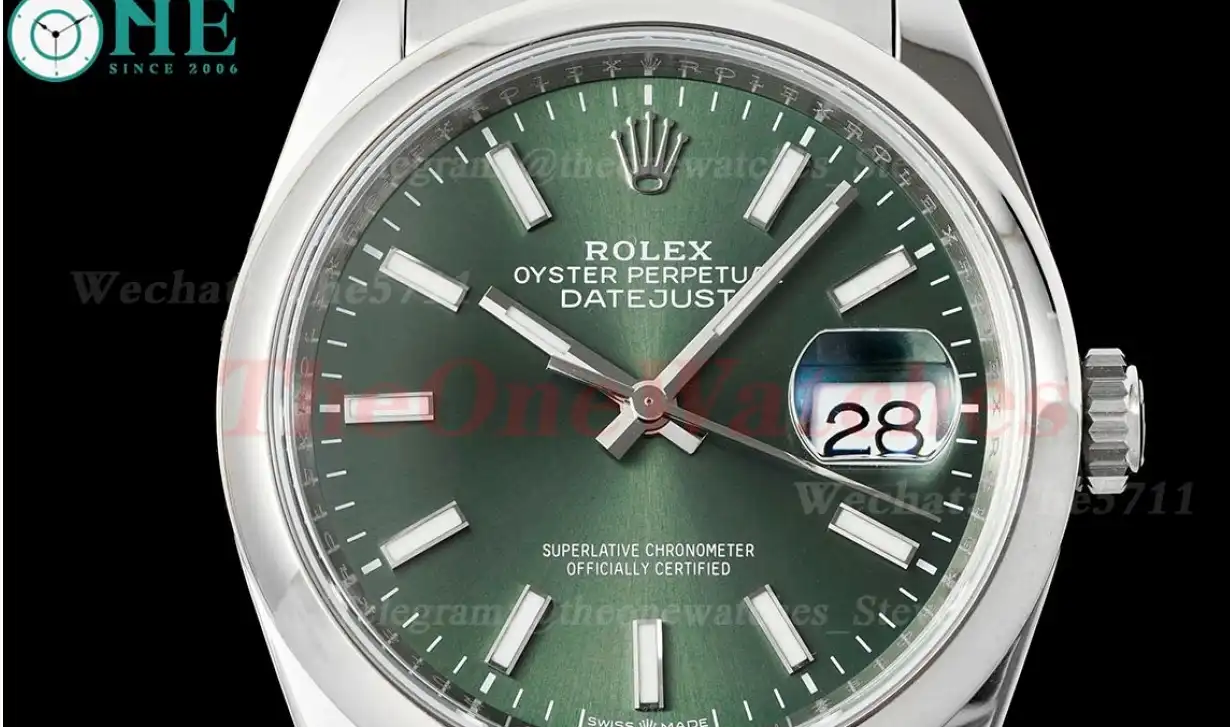 Datejust 126200 36mm Oys SS SS Green Dial VSF VS3235