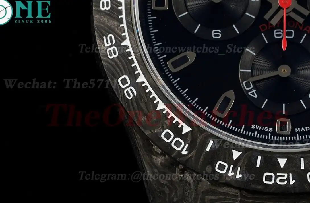 Daytona Diw 40mm Carbon NY Y Black Dial N6F DD4130