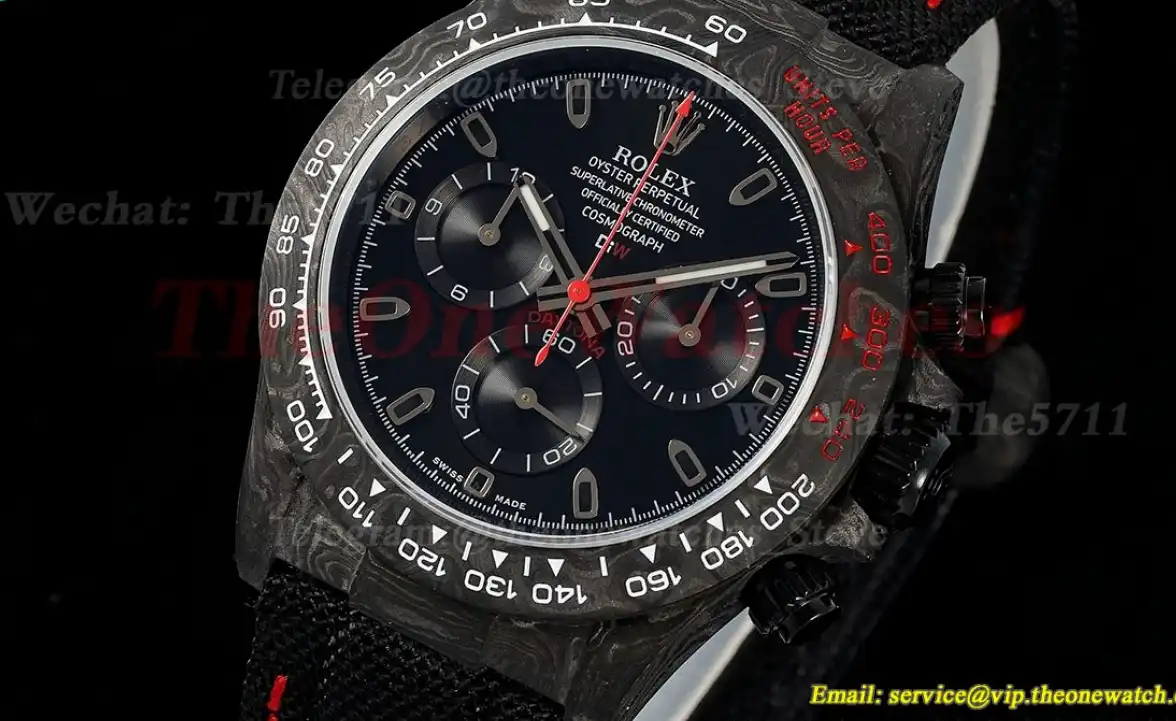 Daytona Diw 40mm Carbon NY Y Black Dial N6F DD4130