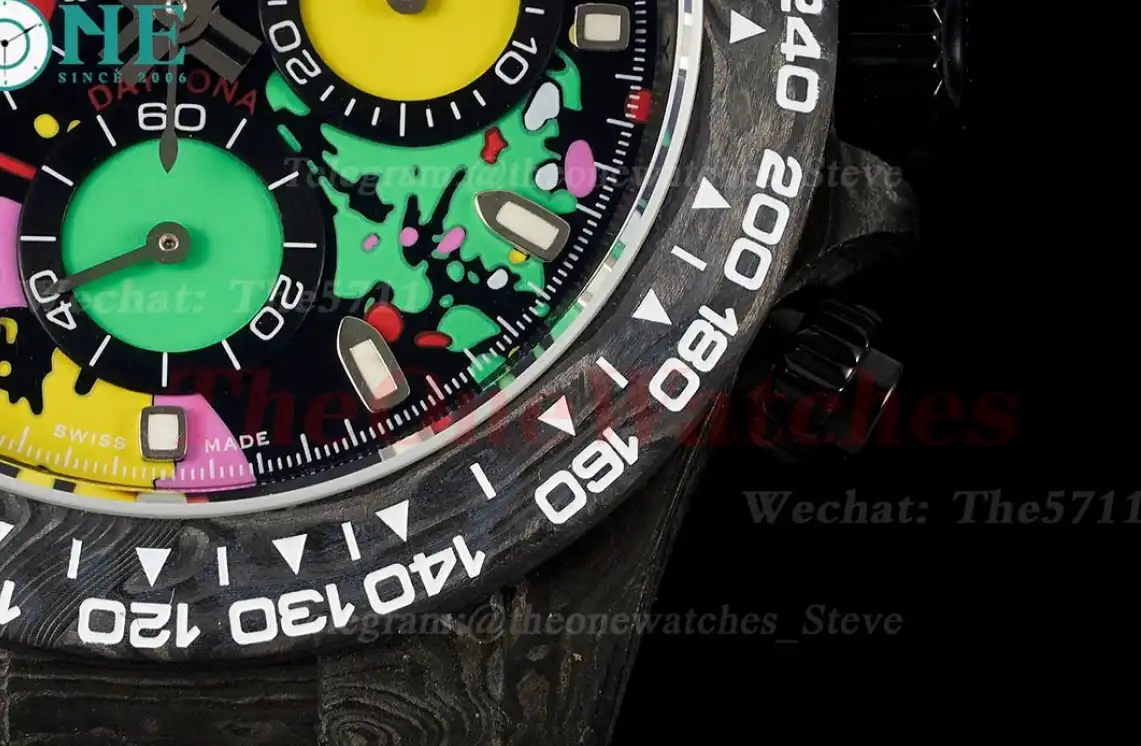 Daytona Diw 40mm Carbon NY O Colorful Dial N6F DD4130