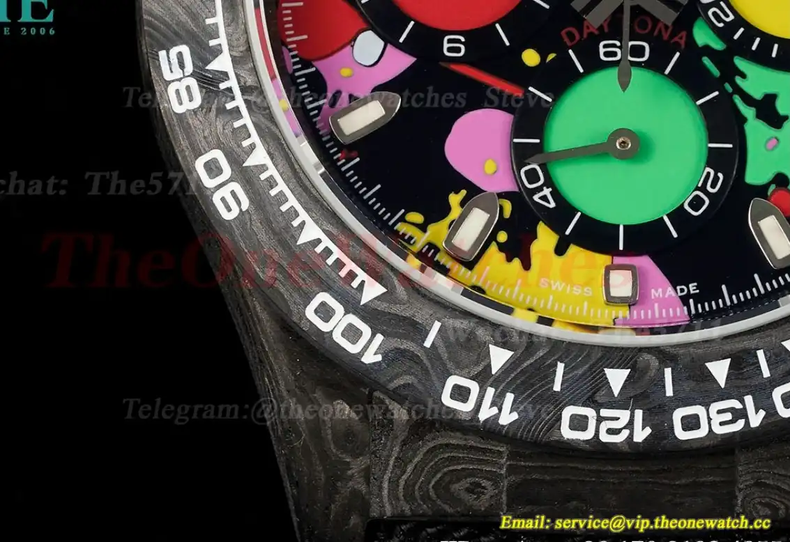 Daytona Diw 40mm Carbon NY O Colorful Dial N6F DD4130