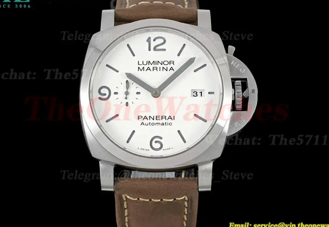 PAM1314 Luminor 44mm White Dial SS LE TTF A9010