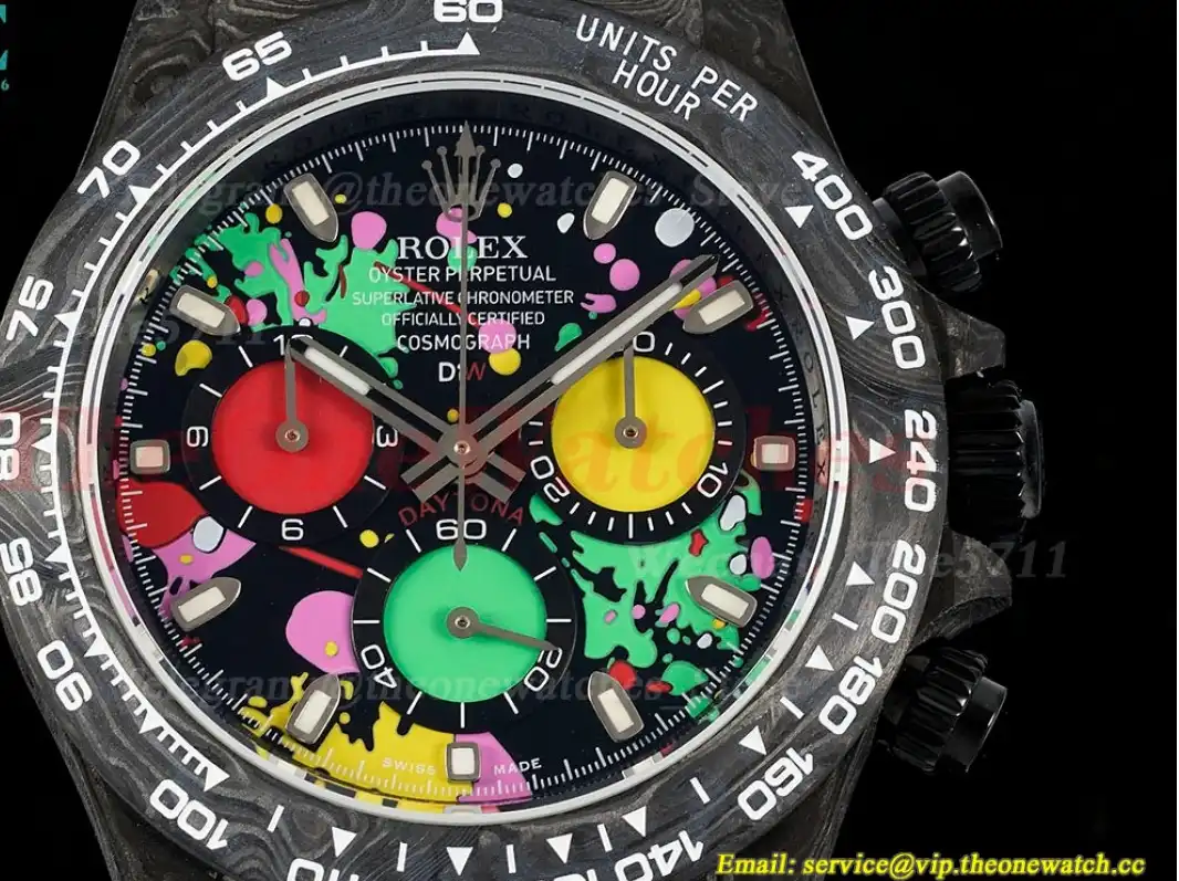 Daytona Diw 40mm Carbon NY O Colorful Dial N6F DD4130