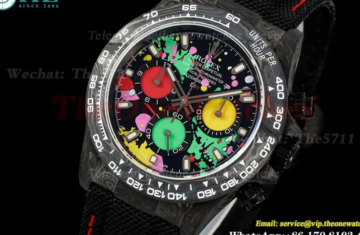 Daytona Diw 40mm Carbon NY O Colorful Dial N6F DD4130