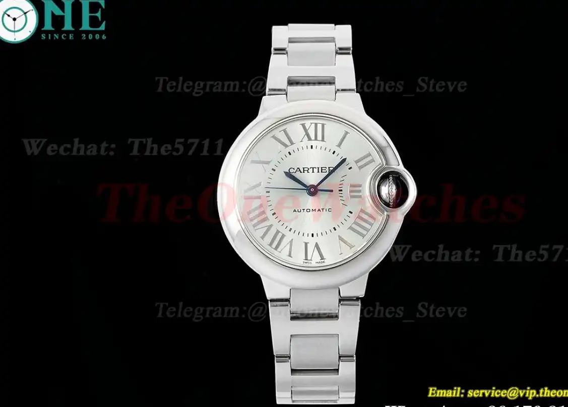 Ballon Bleu De Cartier 33mm SS SS Light Blue Dial AF NH05