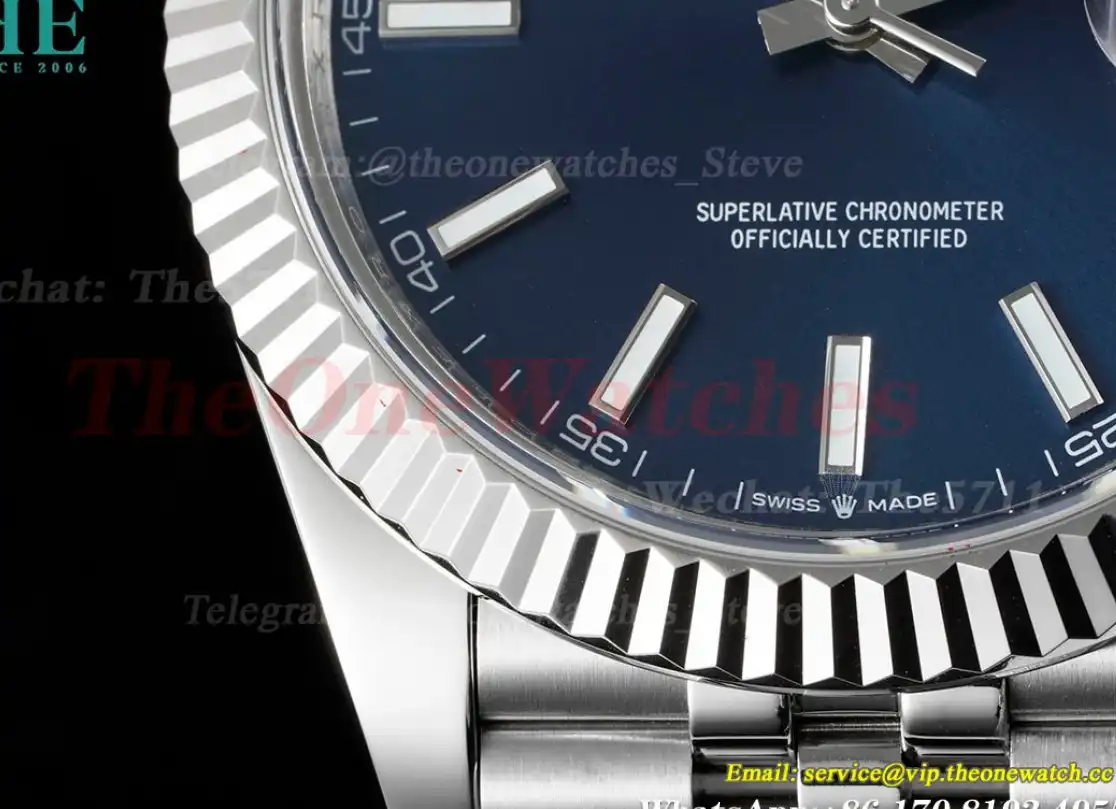 Datejust 126334 41mm Jubilee 904L Blue SS SS GMF VR3235