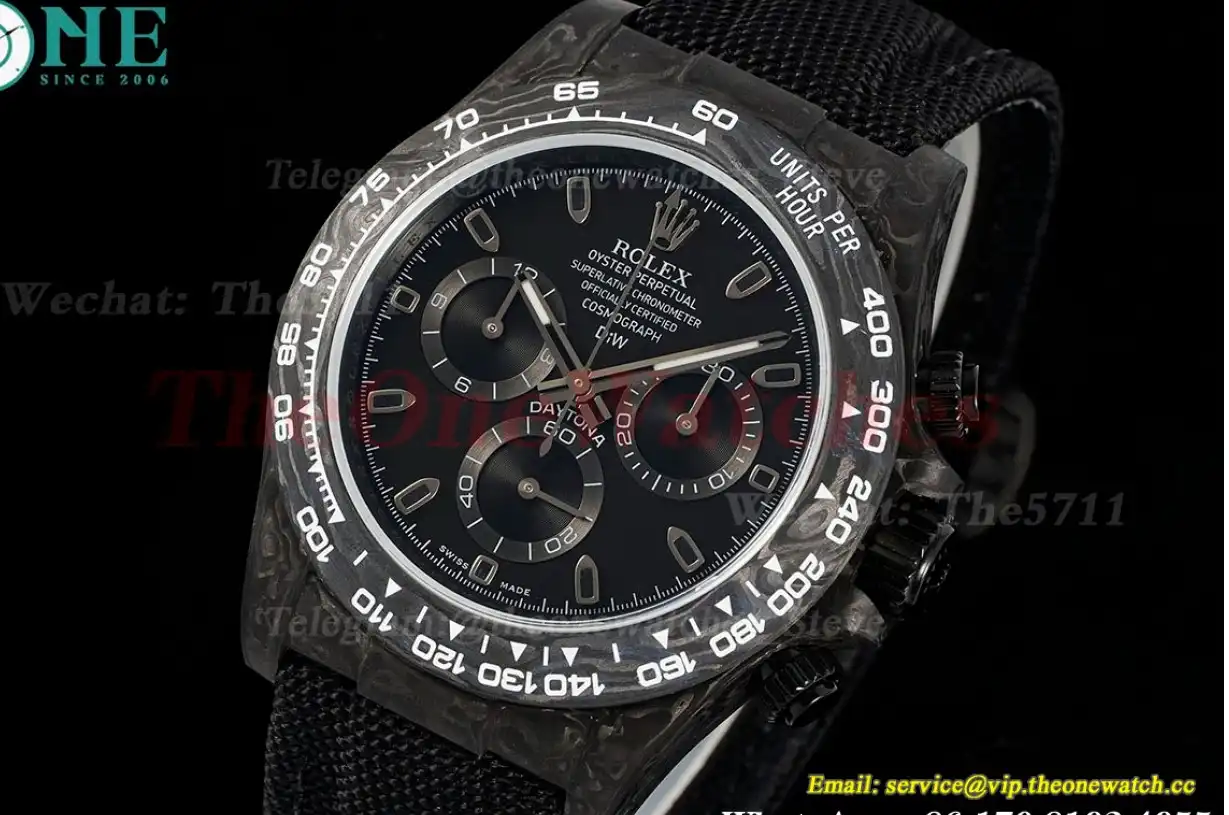 Daytona Diw 40mm Carbon NY Black Dial N6F DD4130