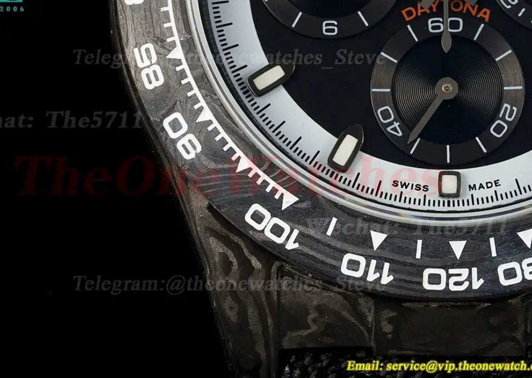 Daytona Diw 40mm Carbon NY O Black Black N6F DD4130