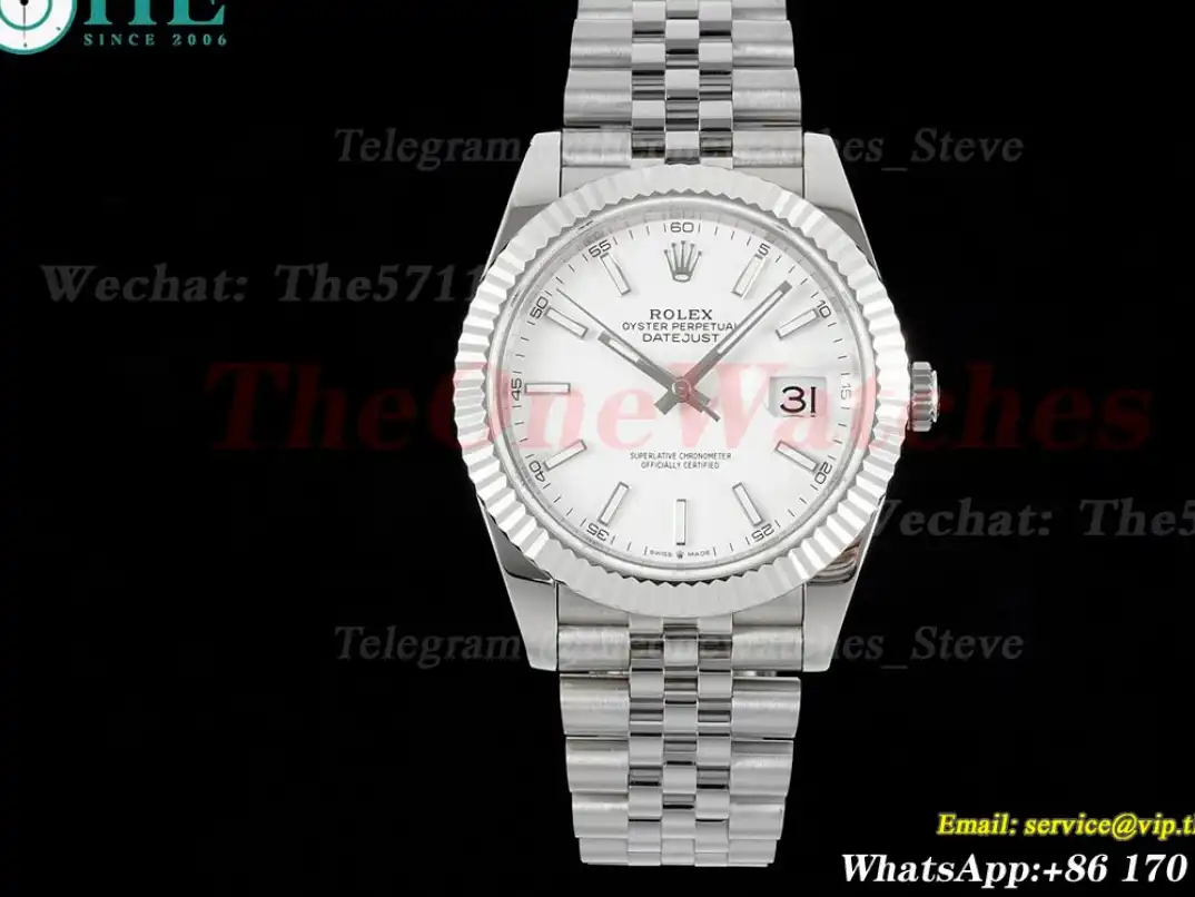 Datejust 126334 41mm Jub White Dial SS SS GMF VR3235