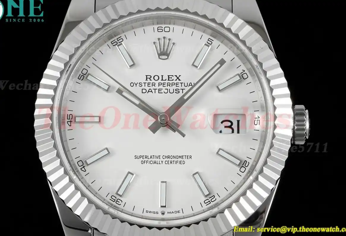 Datejust 126334 41mm Jub White Dial SS SS GMF VR3235