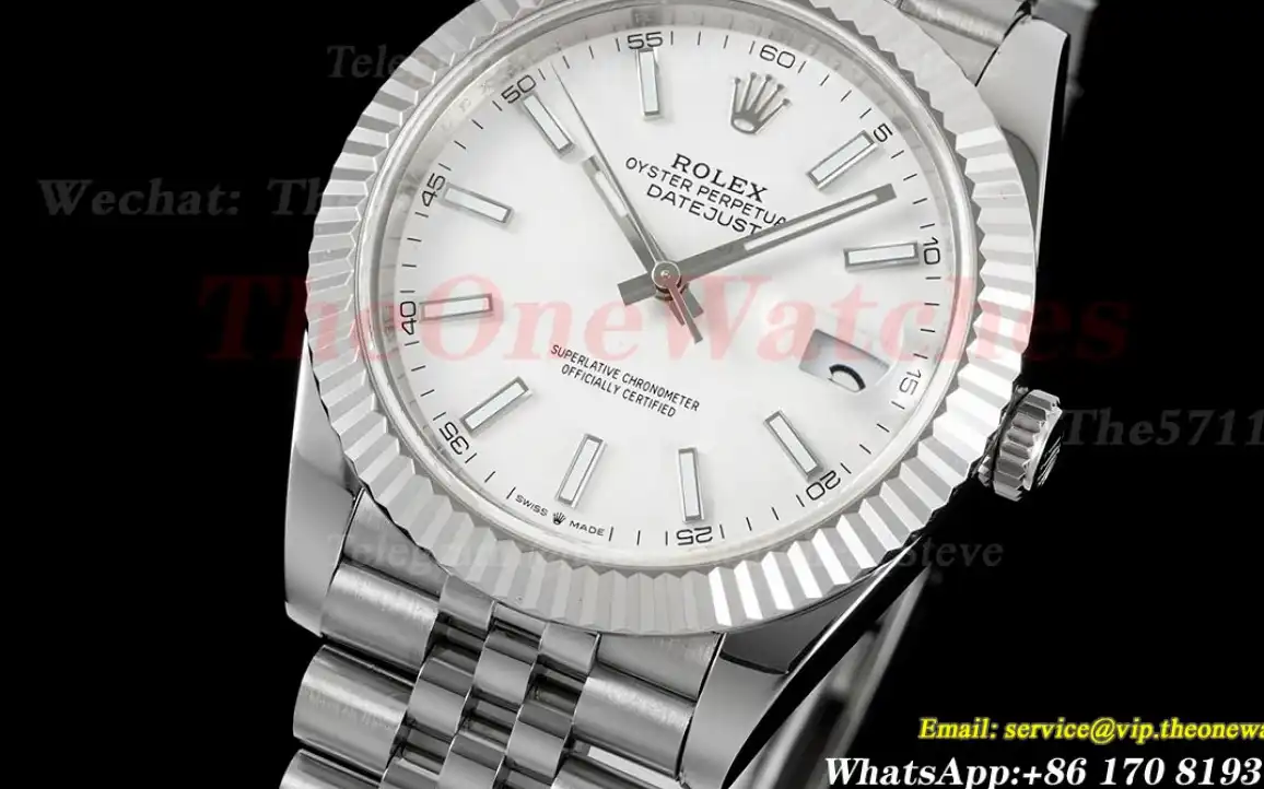 Datejust 126334 41mm Jub White Dial SS SS GMF VR3235