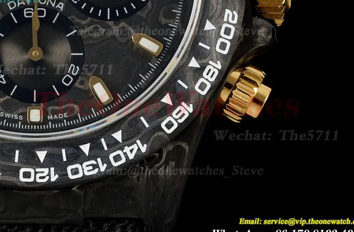 Daytona Diw 40mm Carbon NY RG Black Black N6F DD4130