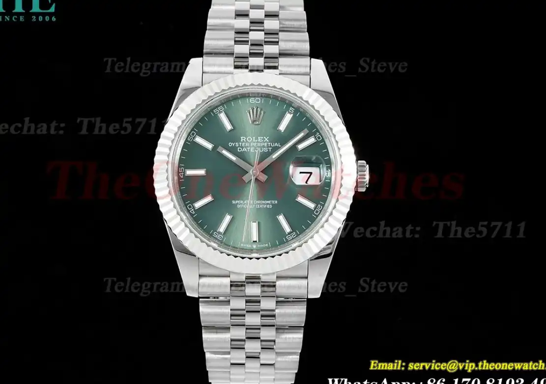 Datejust 126334 41mm Jub Green Dial SS SS GMF VR3235