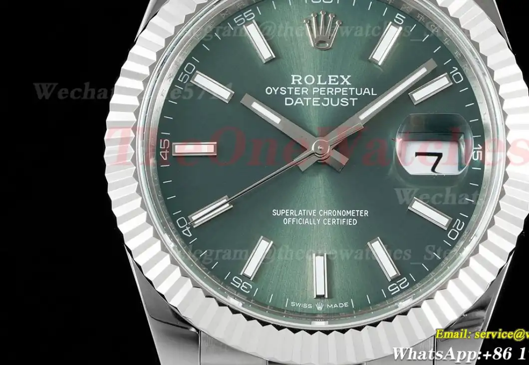 Datejust 126334 41mm Jub Green Dial SS SS GMF VR3235