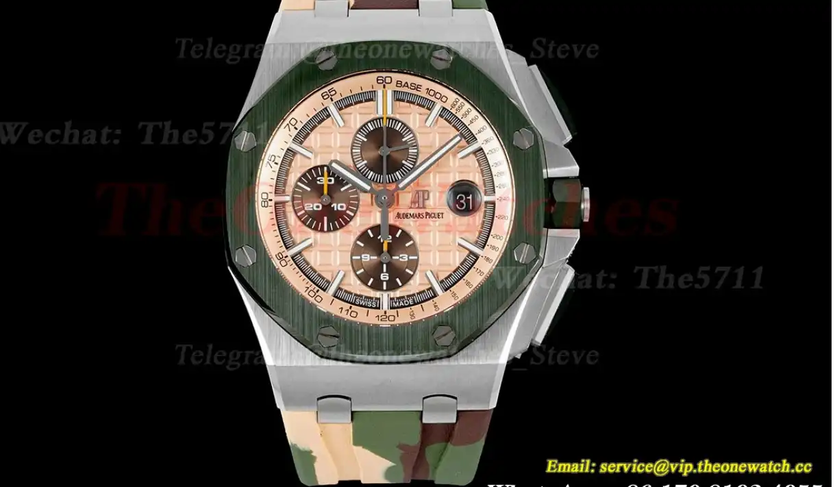 Royal Oak Offshore 44mm SS RU Cream Brown APF A3126