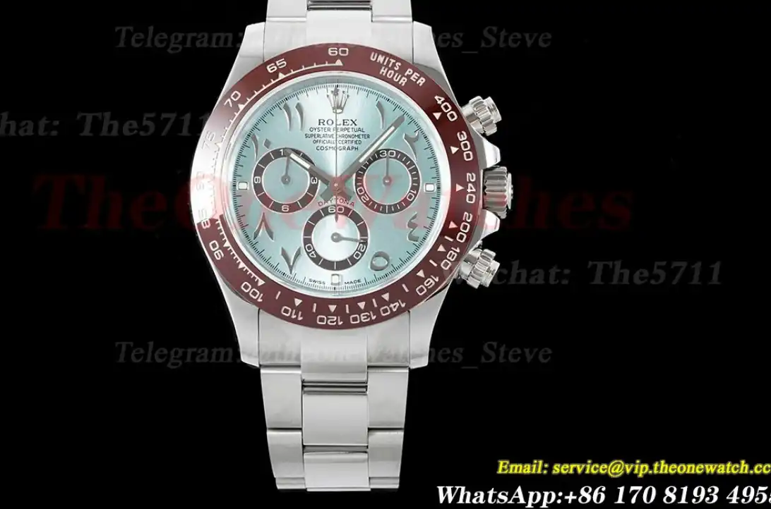 Daytona 116506 40mm SS SS Ice Blue Arab QF V3 SH4130